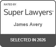 Rated By Super Lawyers | James Avery | Selected In 2026